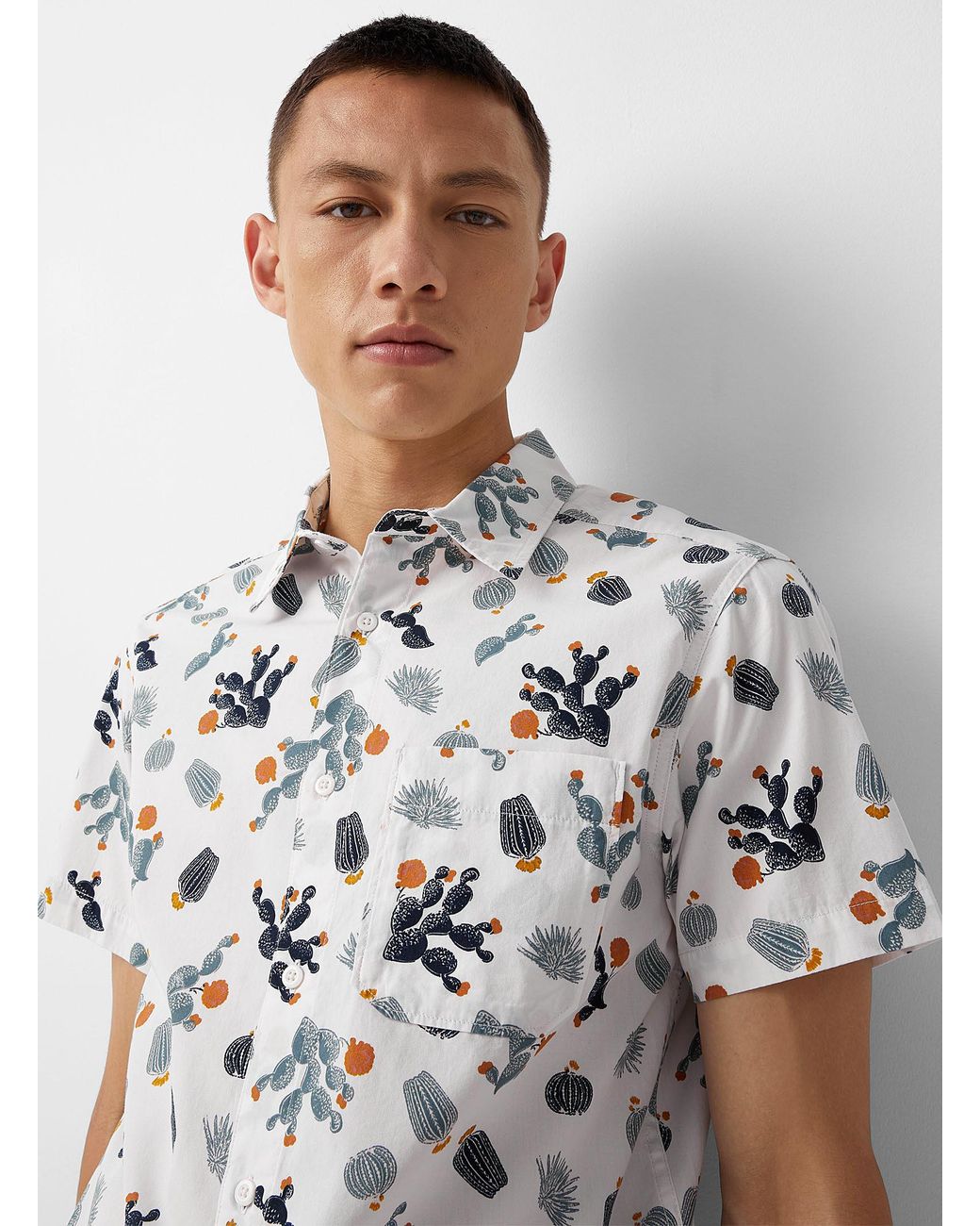 The North Face Baytrail Printed Shirt in White for Men Lyst