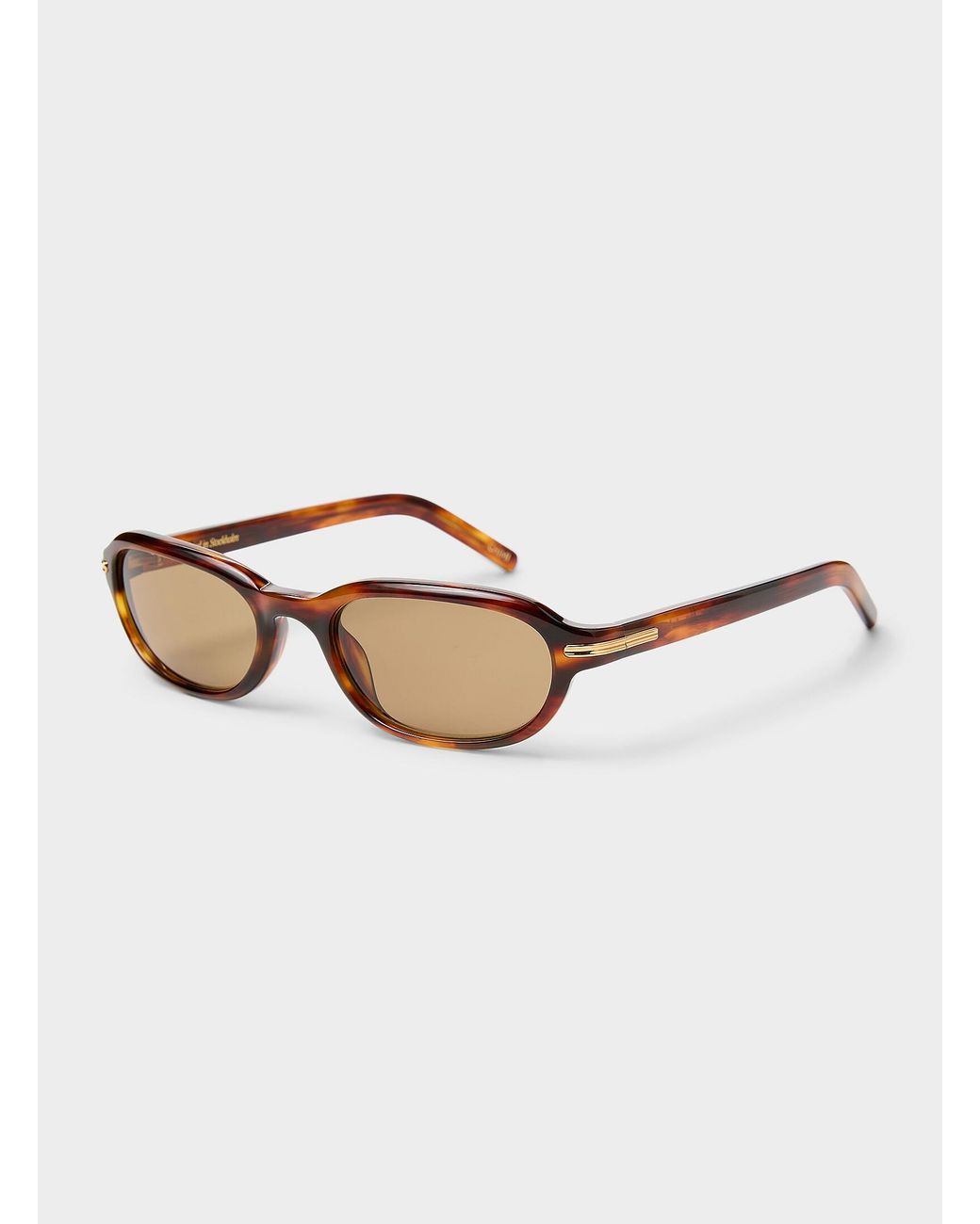 Chimi Gray Vox Narrow Rectangular Sunglasses