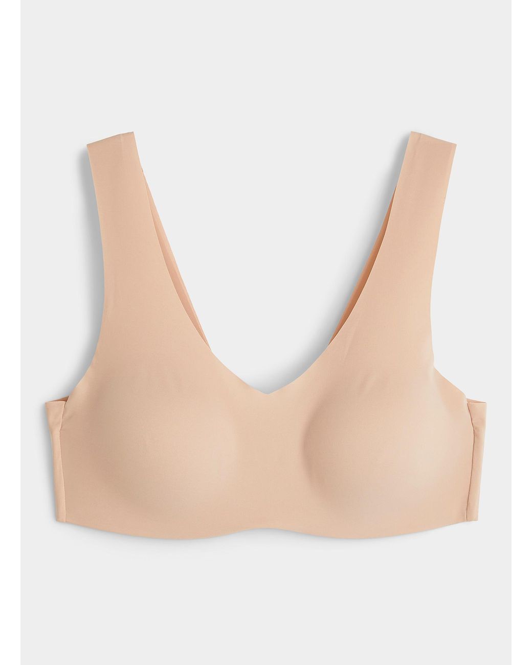 Wonderbra Synthetic New Wave Wireless Bra in Tan (Natural) - Lyst