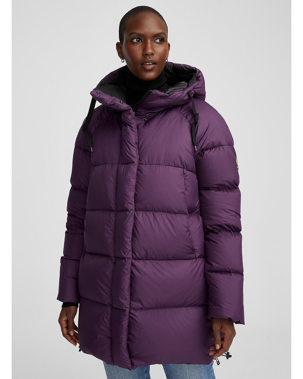 Purple hotsell down coat