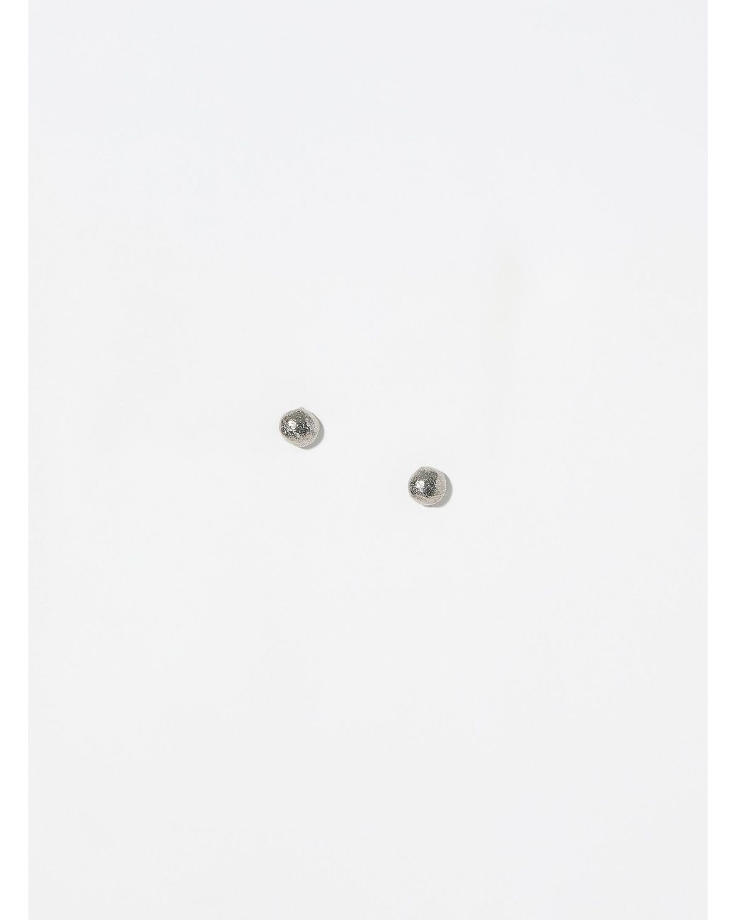 FIVE STUDIOS Metallic Textured Bead Earrings for men