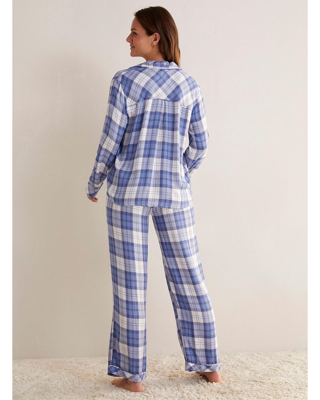 Rails Clara Bluish Checkers Pyjama Set in Blue | Lyst