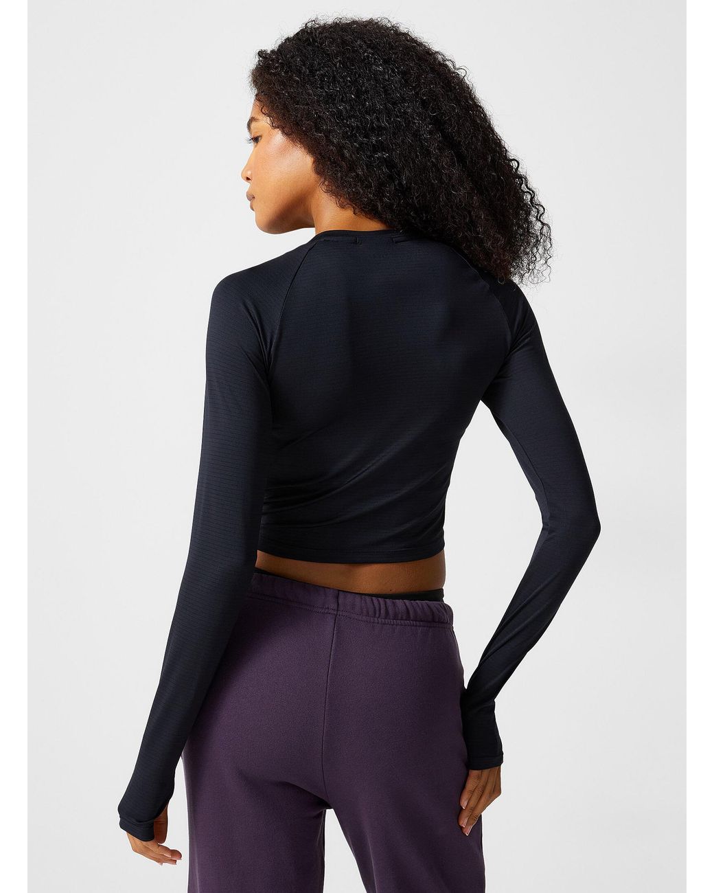 I.FIV5 Black Cropped Long