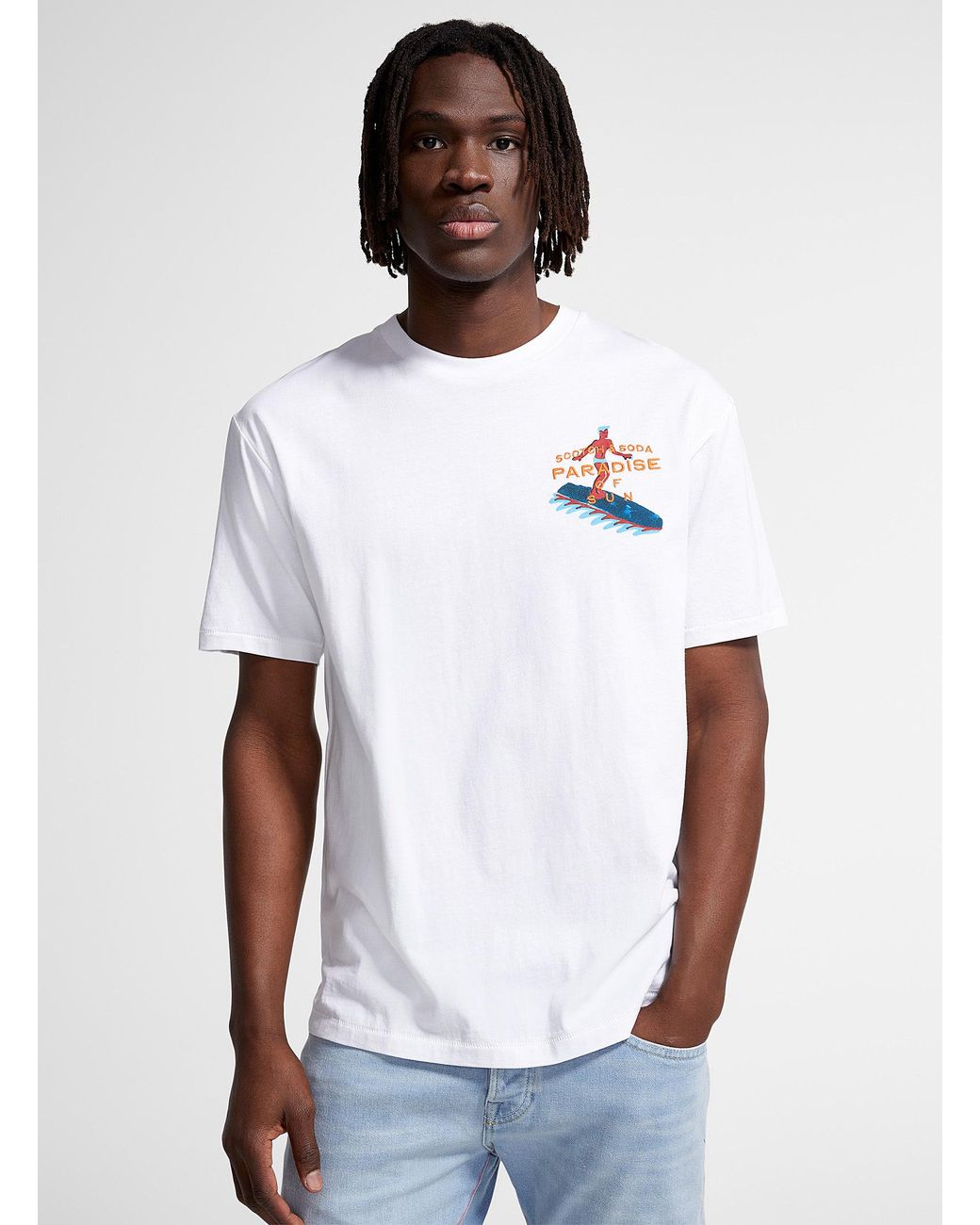 Scotch & Soda Paradise Of Sun T in White for Men | Lyst