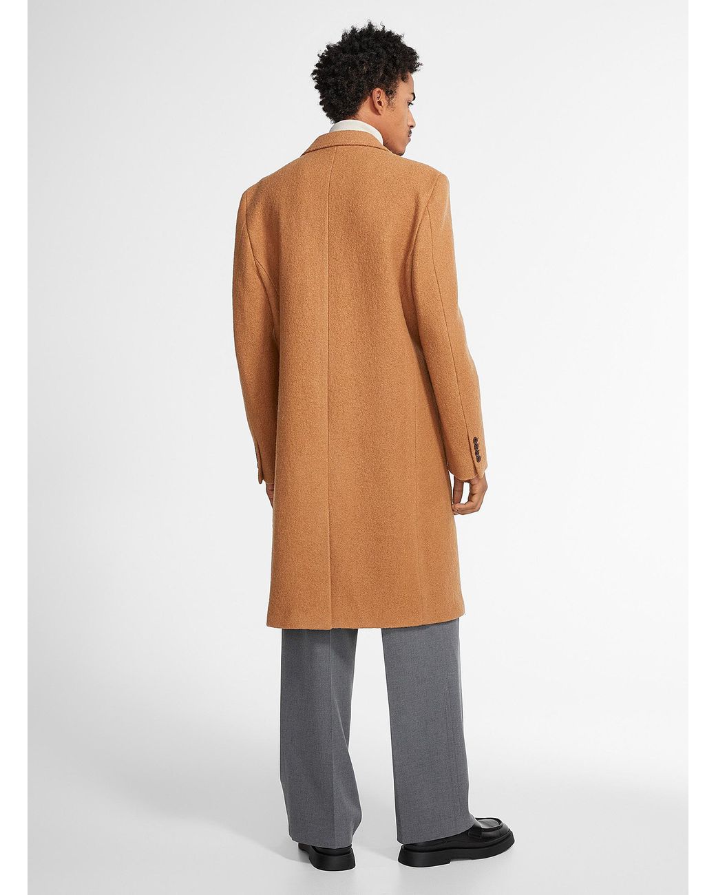 Tommy hilfiger italian clearance wool topcoat
