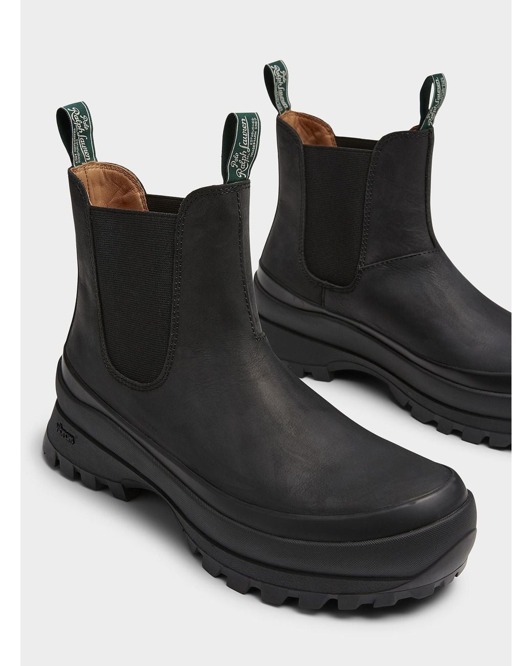 Polo Ralph Lauren Logan Chelsea Boots Men in Black for Men  display picture 1