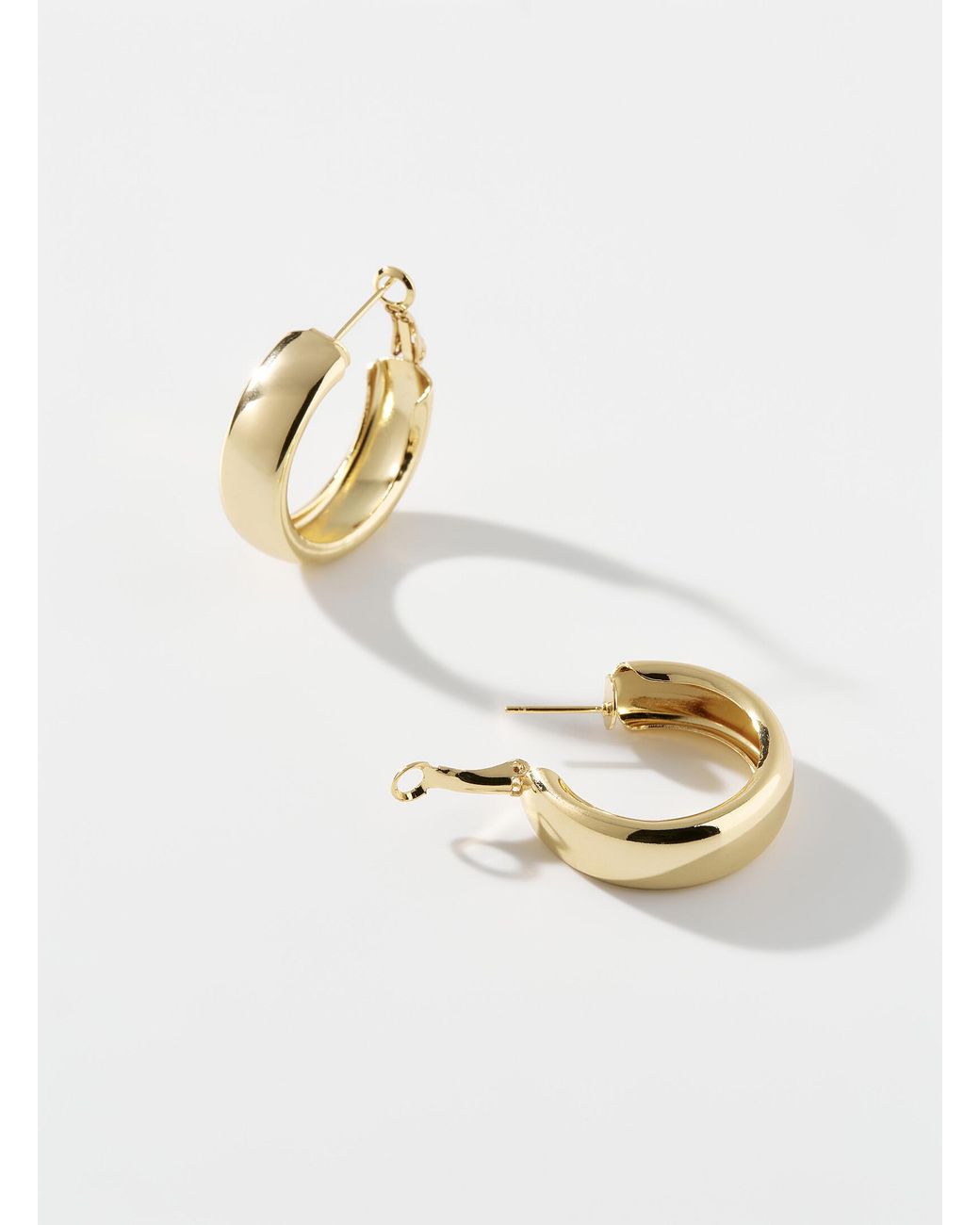 Simon's Metallic Large Modern Hoops