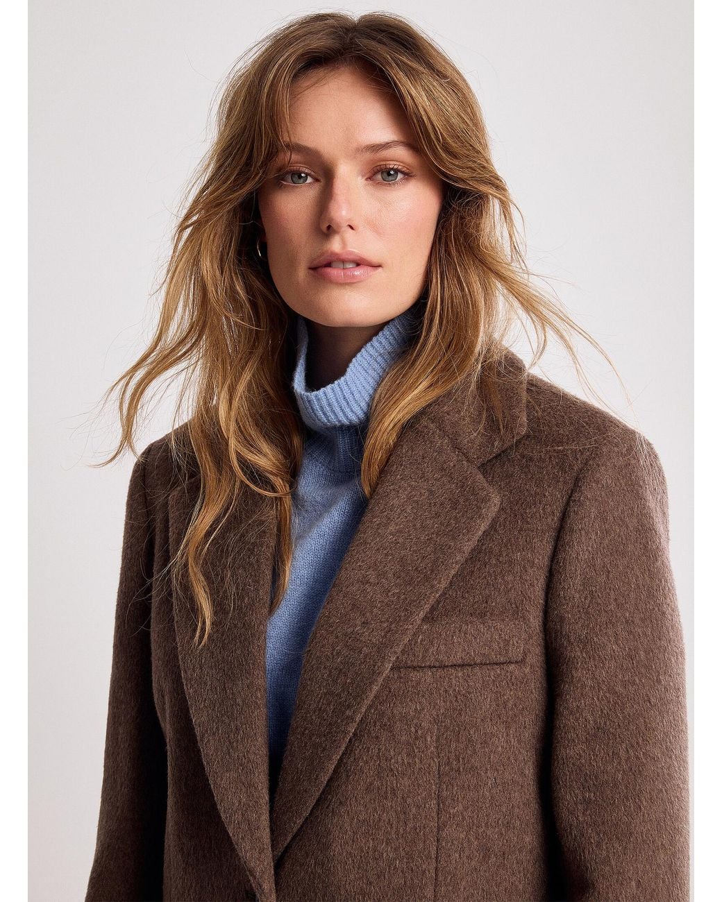 Simon's Gray Cropped Wool