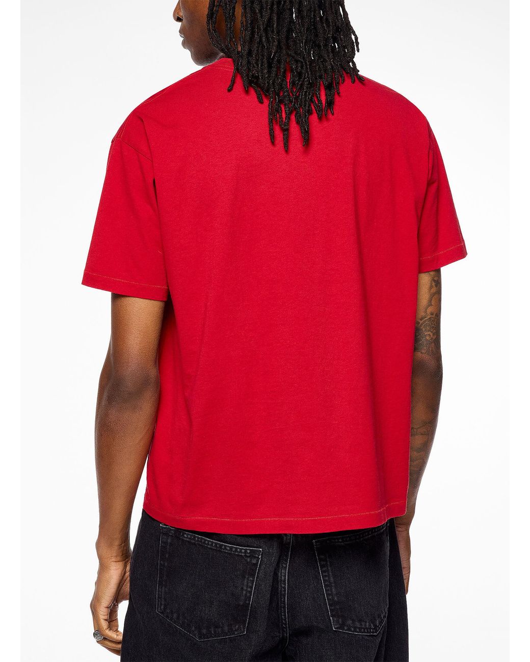 Bode Feed Embroidered Text T for men