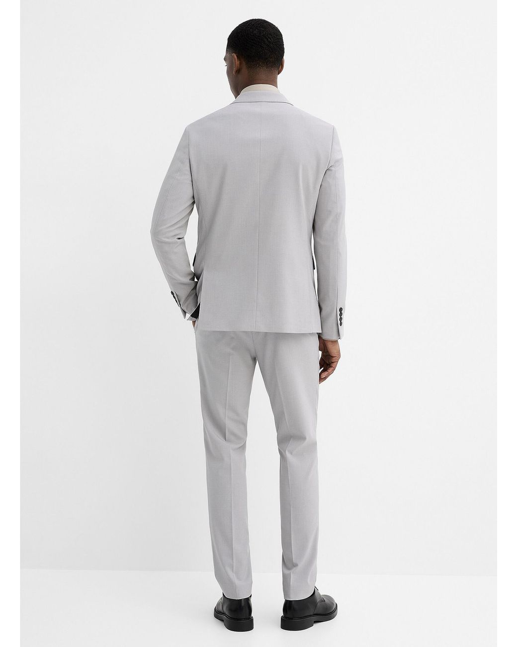 Lindbergh White Solid Everyday Suit Slim Fit for men