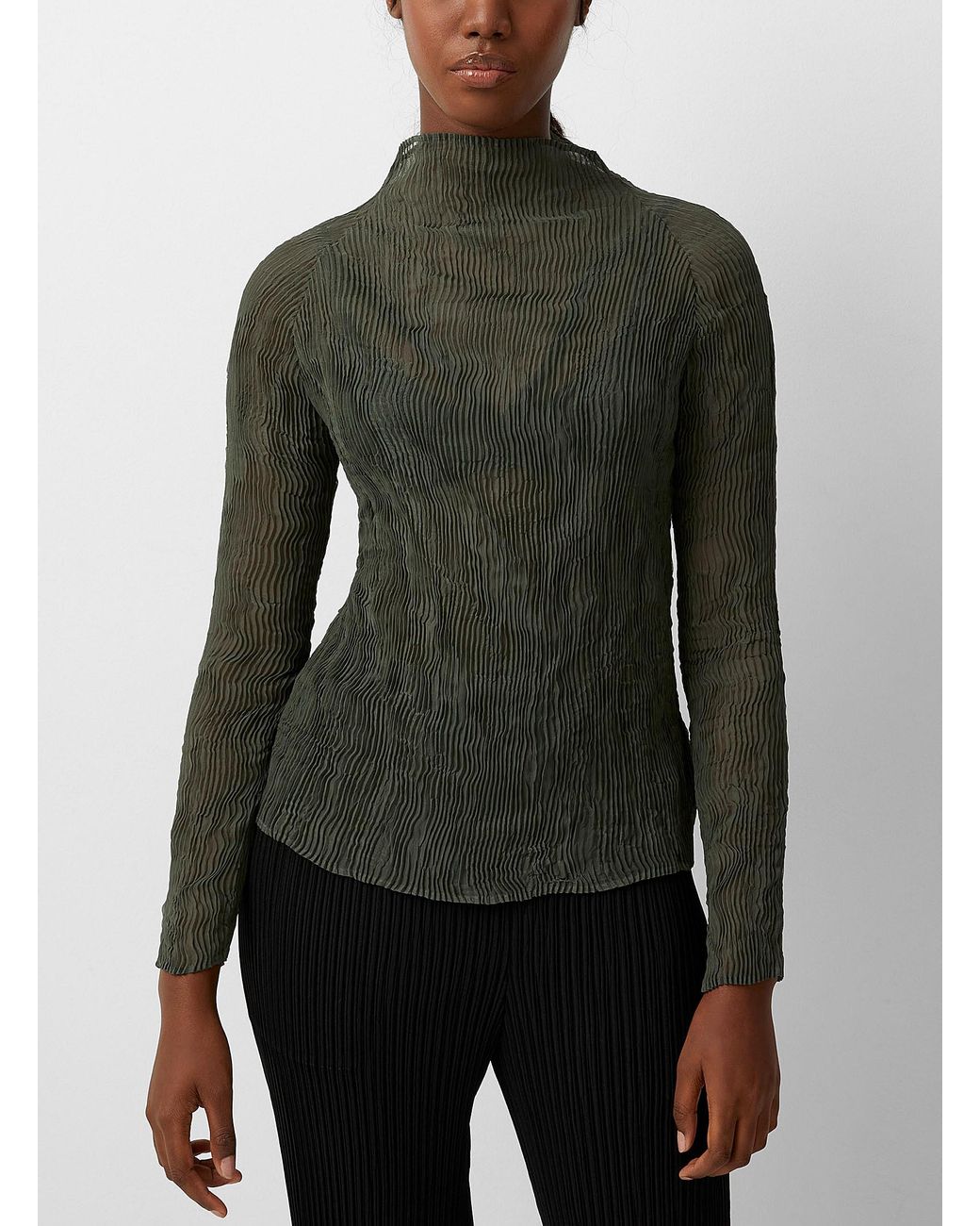 Issey Miyake Chiffon Twist Long | Lyst
