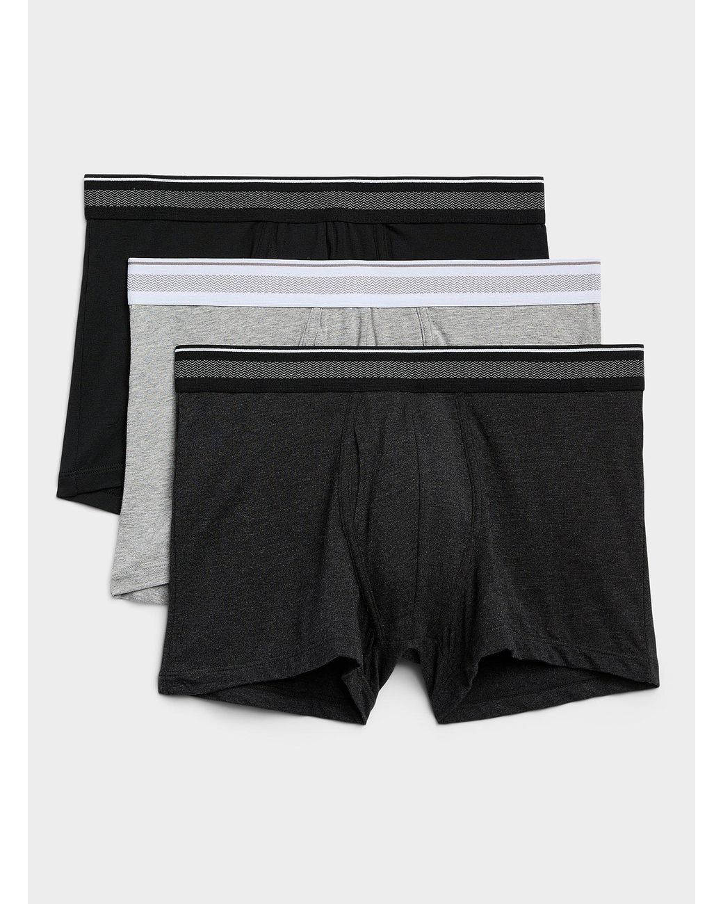Le 31 Black 3" Herringbone for men