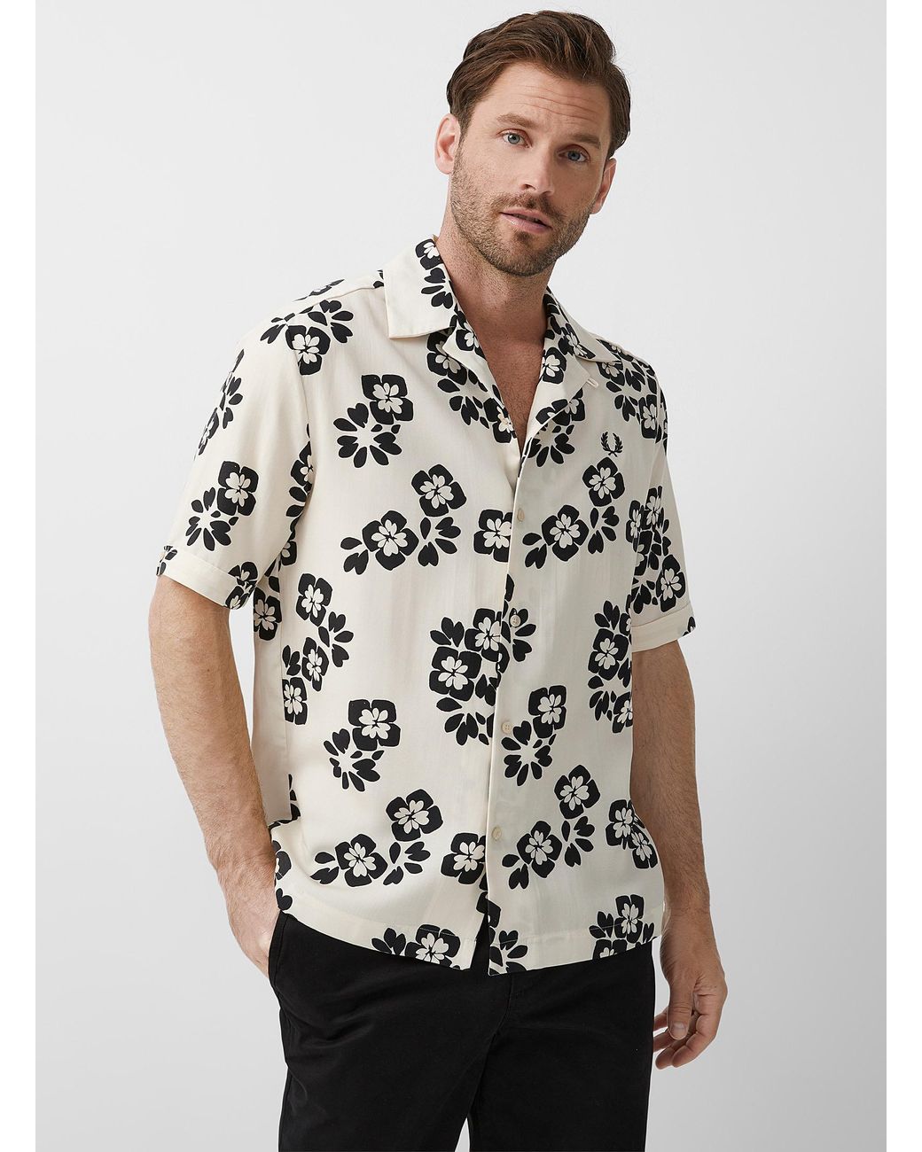 Fred Perry Hawaiian Flower Cabana Shirt for Men | Lyst Canada