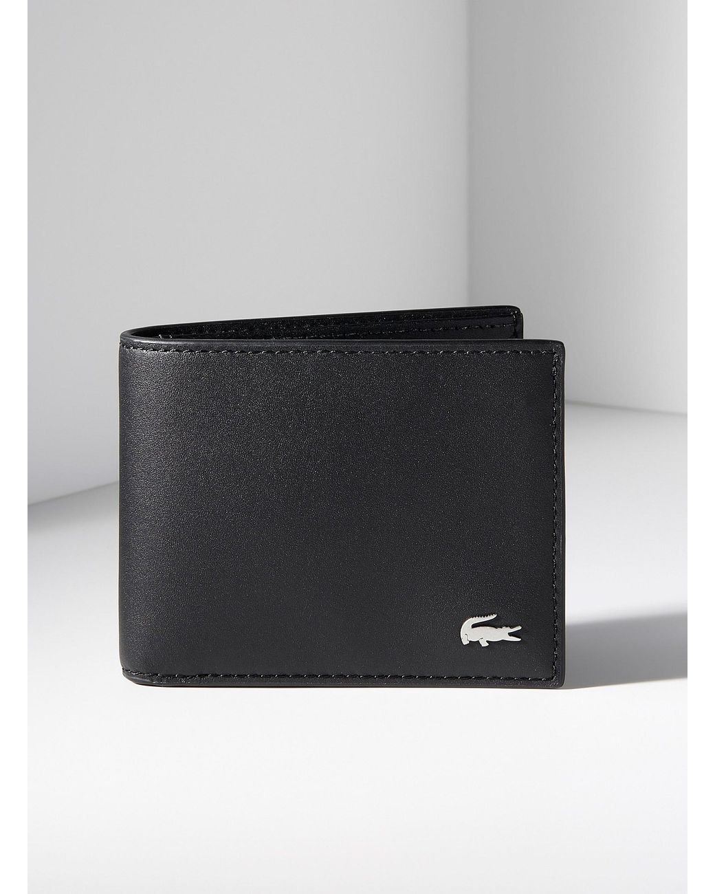 Lacoste Fg Wallet in Black for Men Lyst