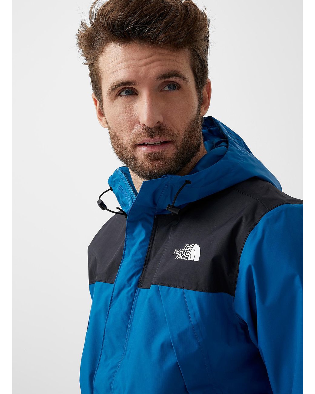 The North Face Antora Hooded Raincoat in Blue for Men | Lyst