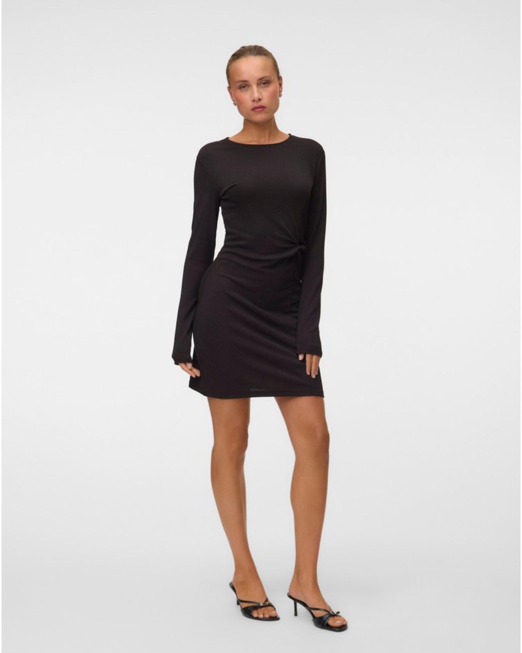 Vero Moda Black Kanva Knot Jersey Dress