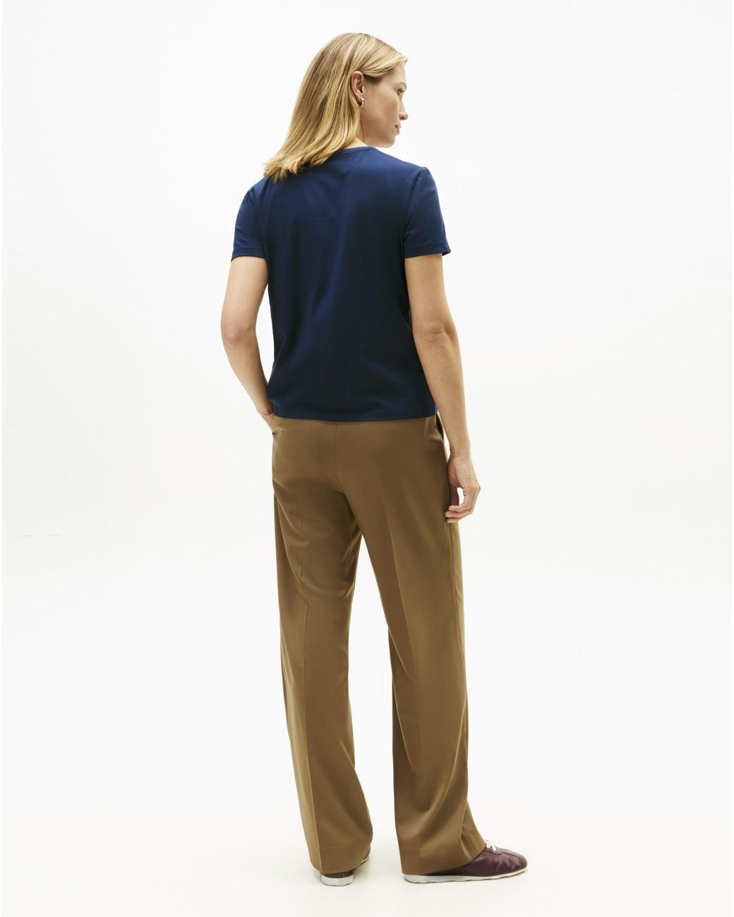 Tommy Hilfiger Blue Script Crew Neck T-Shirt