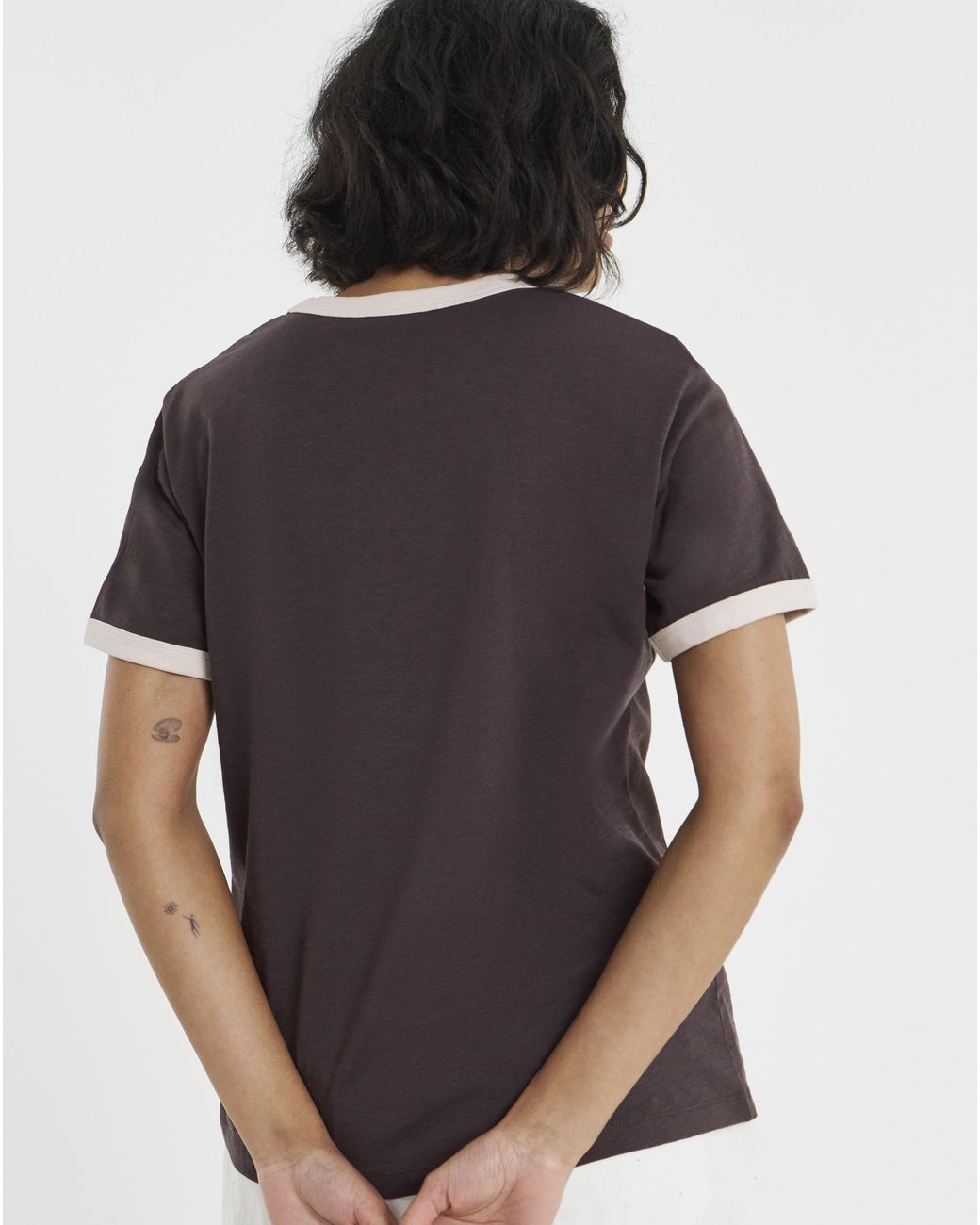 Simply Be Purple Ringer T-Shirt