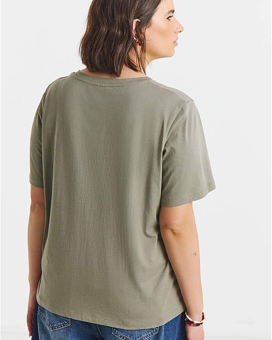 Simply Be Multicolor 2 Pack V Neck T-Shirts