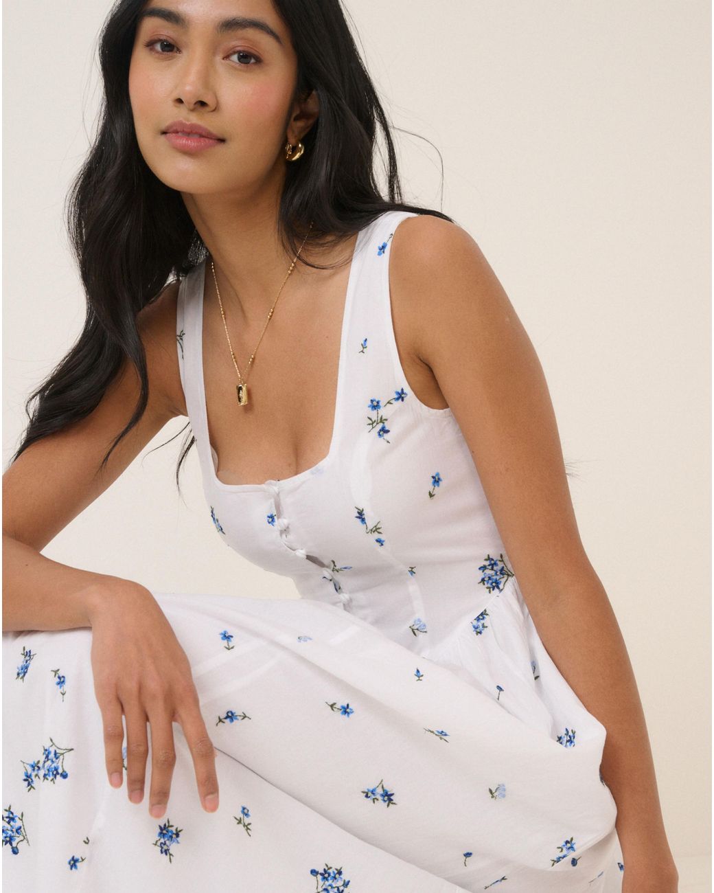 Nobody's Child Natural Nc Cora Midi Dress