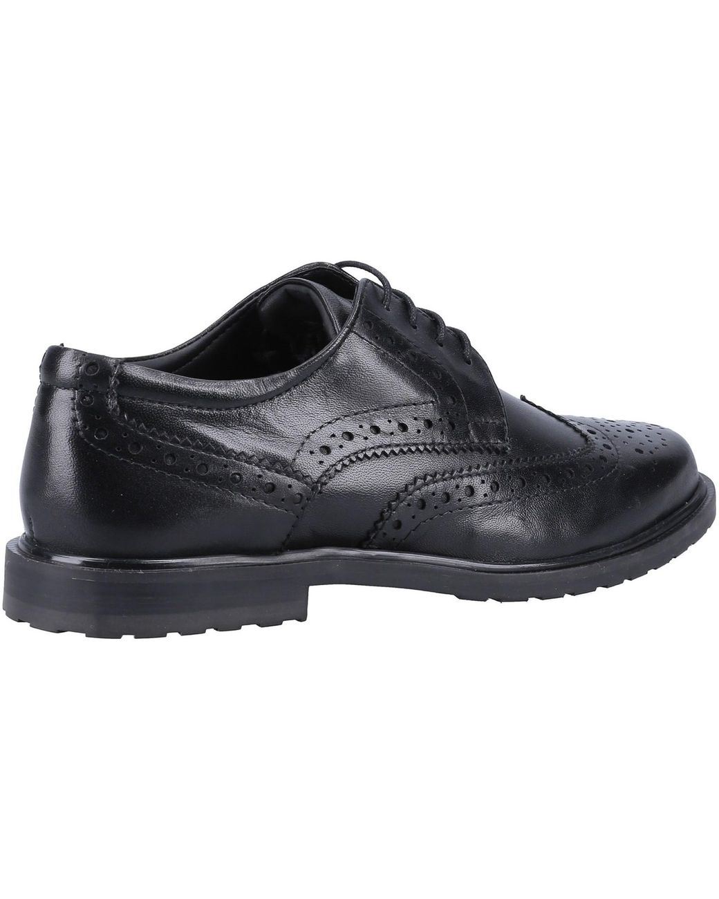Hush Puppies Black Verity Brogue