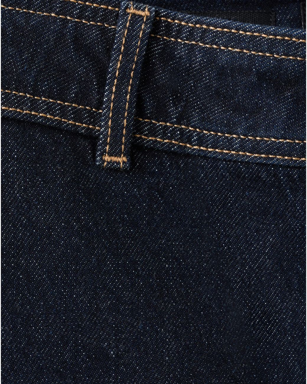 Mango Blue High Waisted Culotte Jean