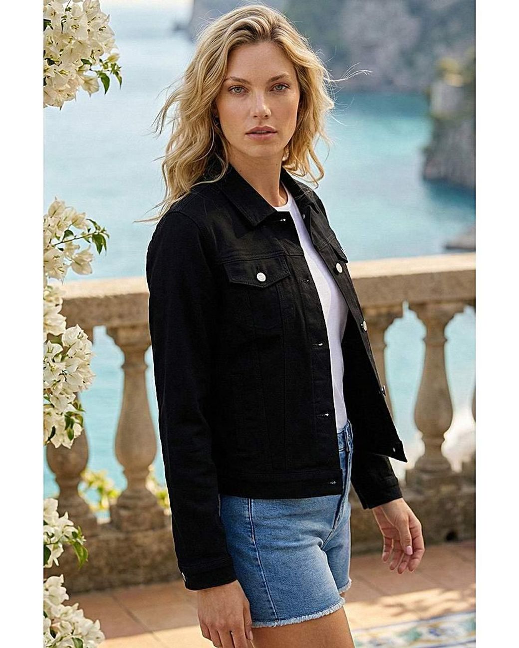 Roman Blue Roman Stretch Pocket Detail Jacket