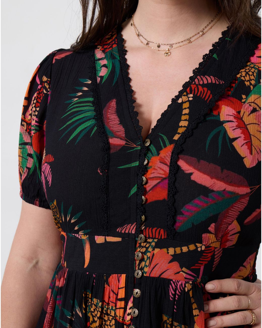 Joe Browns Red Tropical Paradise Tunic