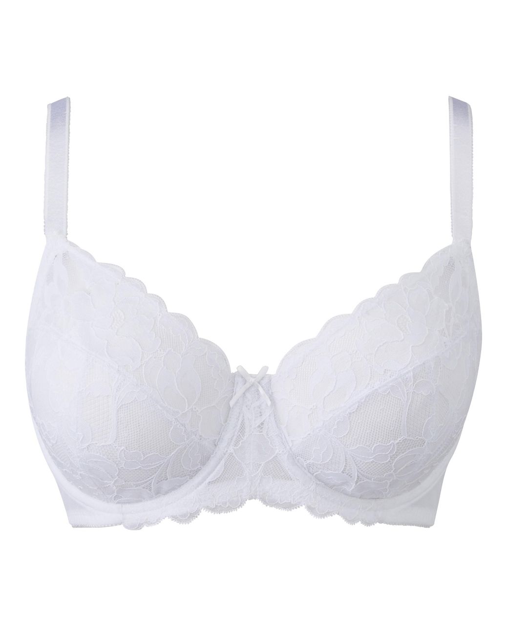 Pretty Secrets Brown Ivy Lace Full Cup Value Bra