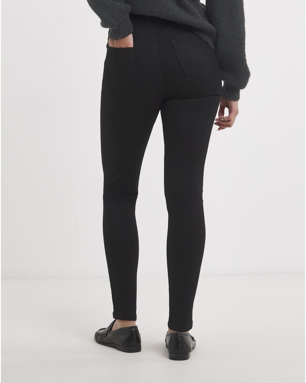 Simply Be Blue Stretch Denim Skinny Jeans