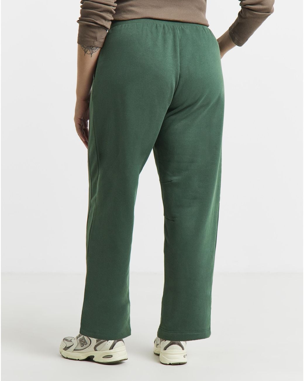 Simply Be Green Barrel Leg Jogger