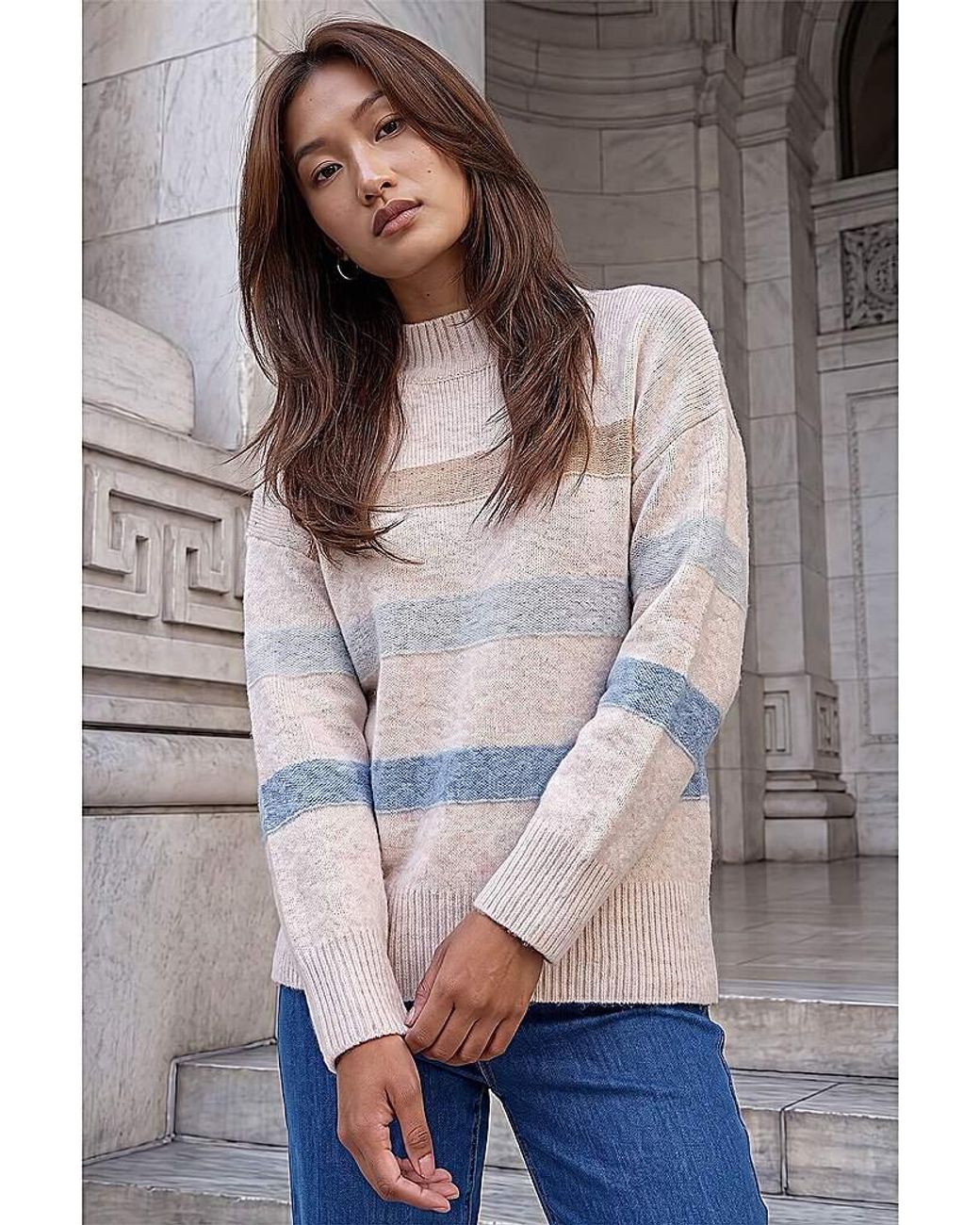 Roman Natural Roman Soft Stripe Knit Jumper