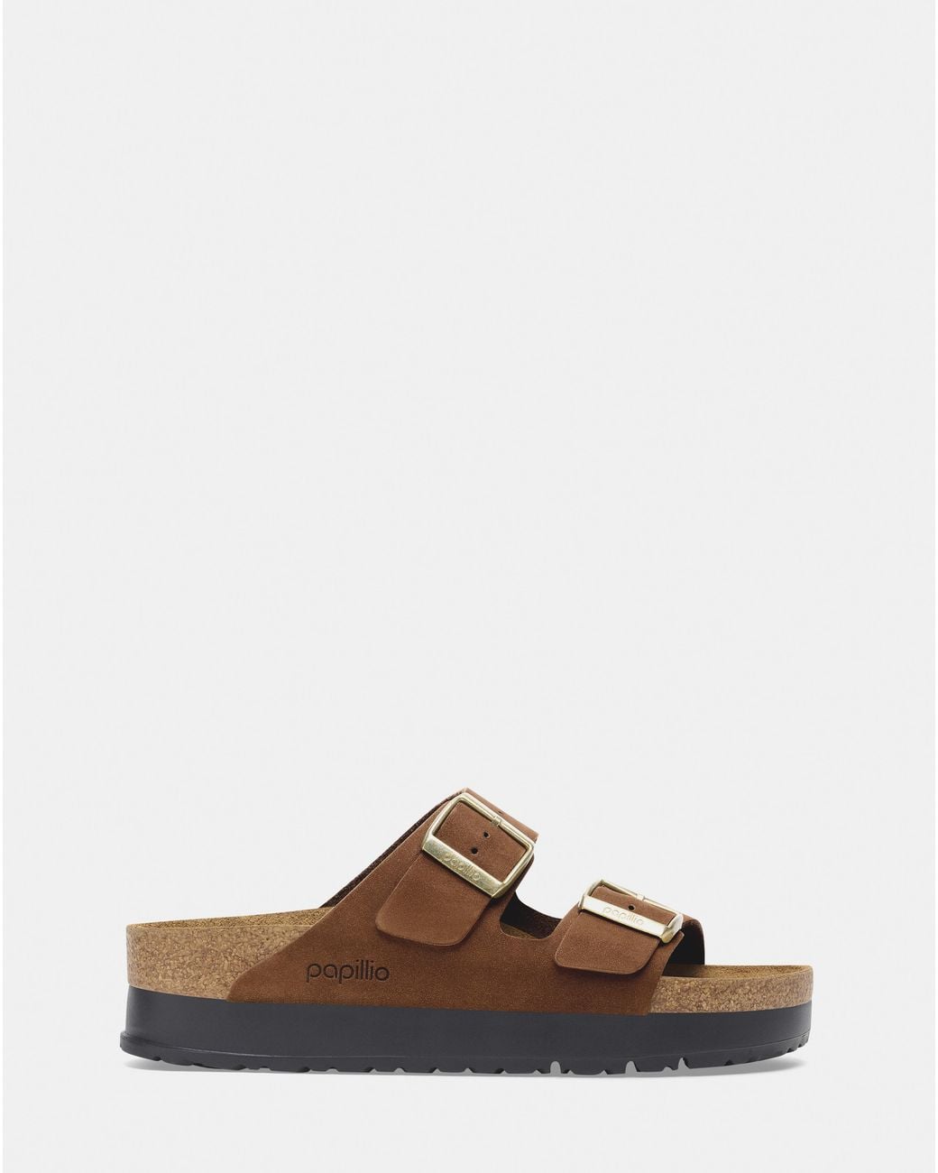 Birkenstock Brown Arizona Flex Platform Nubuck