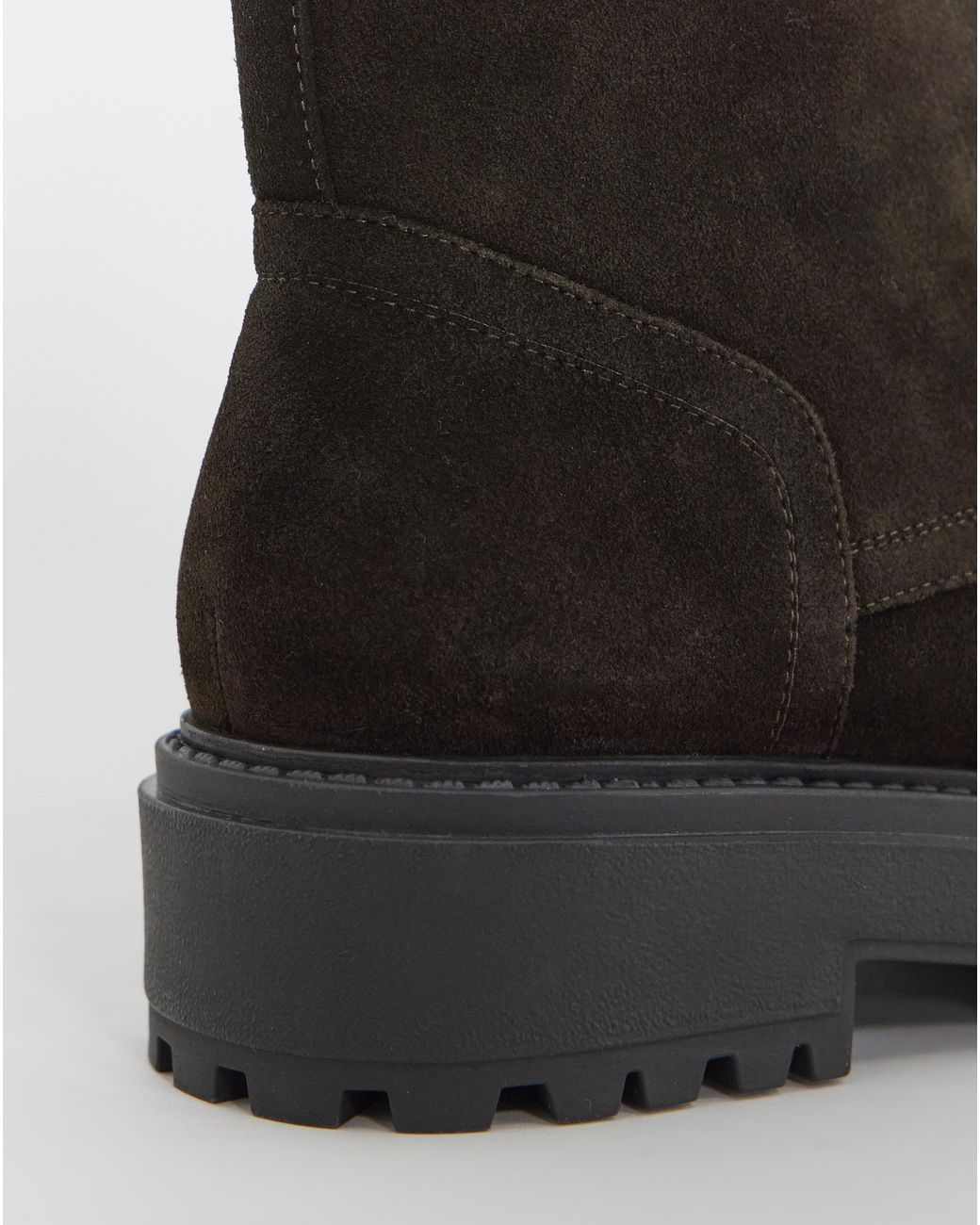 Simply Be Gray Chunky Lace Up Boot Extra Wide