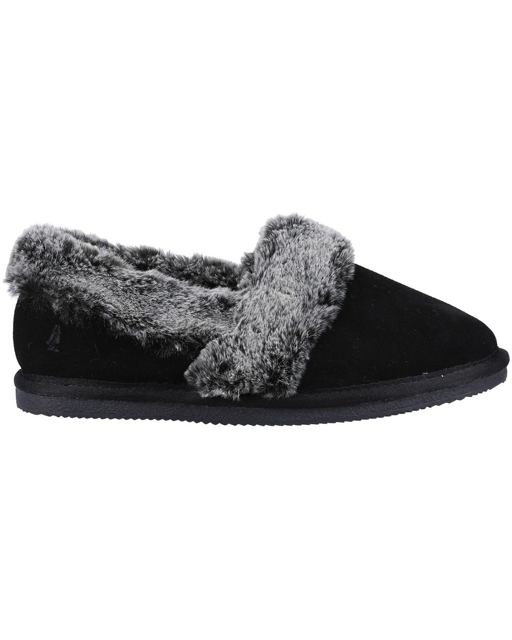 Hush Puppies Black Ariel Slipper