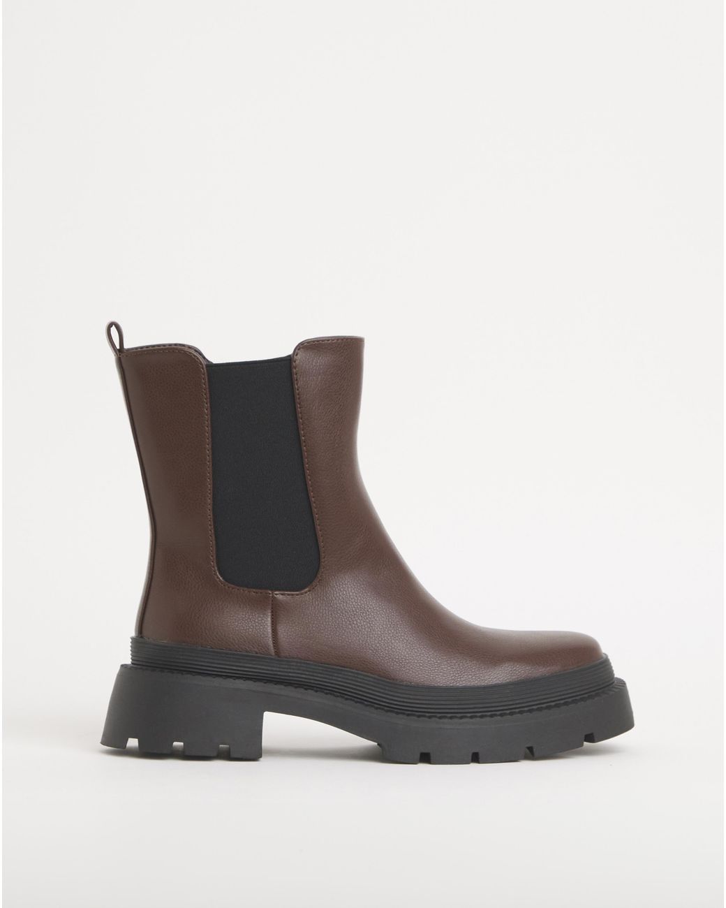 Simply Be Natural Chunky Chelsea Ankle Boots Ex Wide