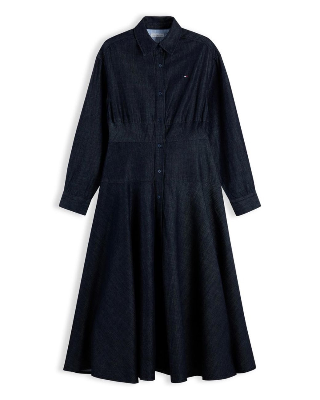 Tommy Hilfiger Blue Long Midi Shirt Dress