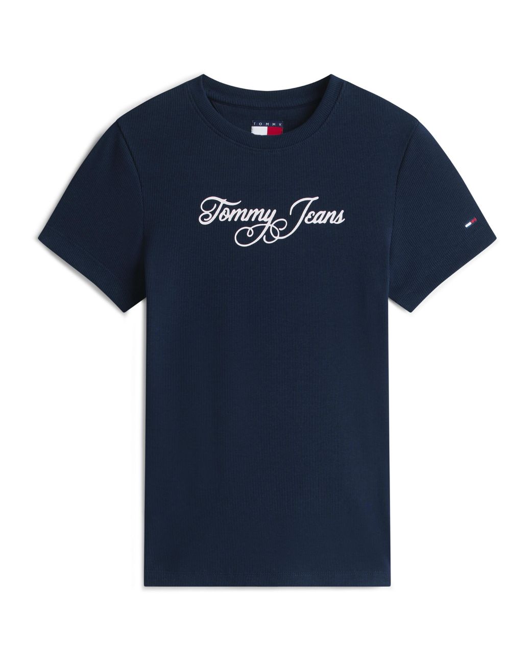Tommy Hilfiger Blue Slim Rib T-Shirt