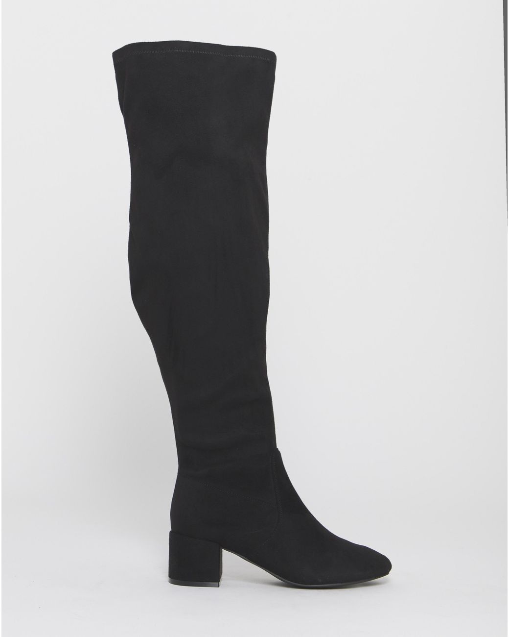 Simply Be Black Otk Stretch Toggle Boot Wide C/Sc