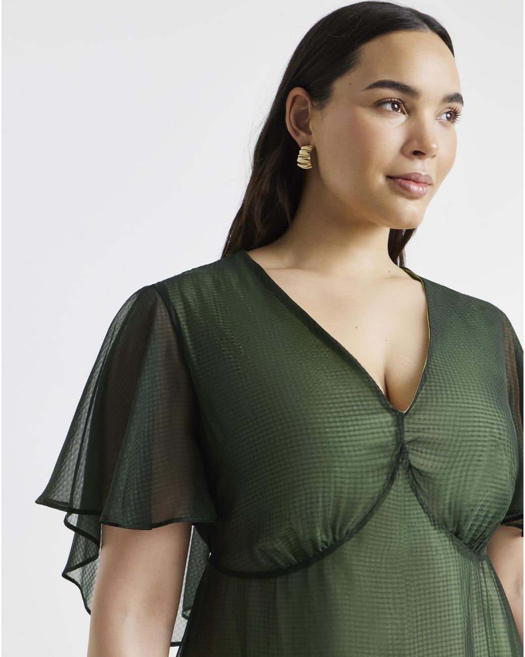 Joanna Hope Green Tea Dress