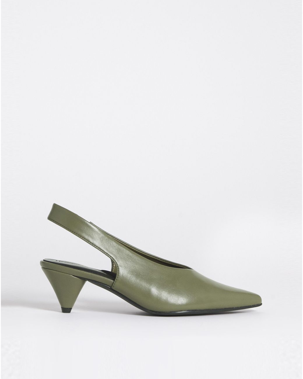 Heavenly Soles Blue Slingback Pointed Toe Heels Ex Wide