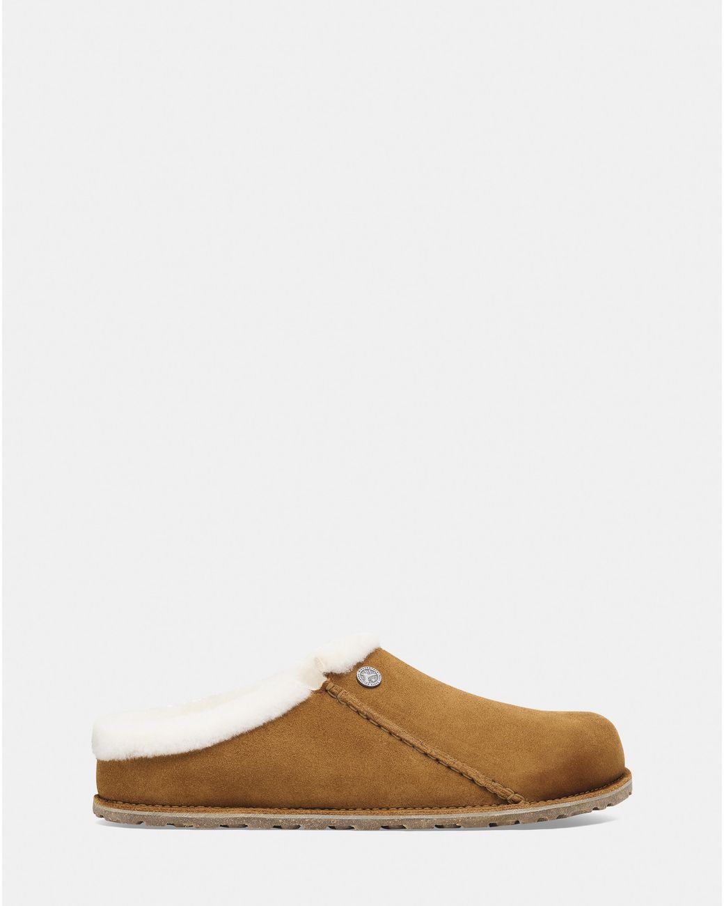 Birkenstock Brown Zermatt Suede Leather Mule