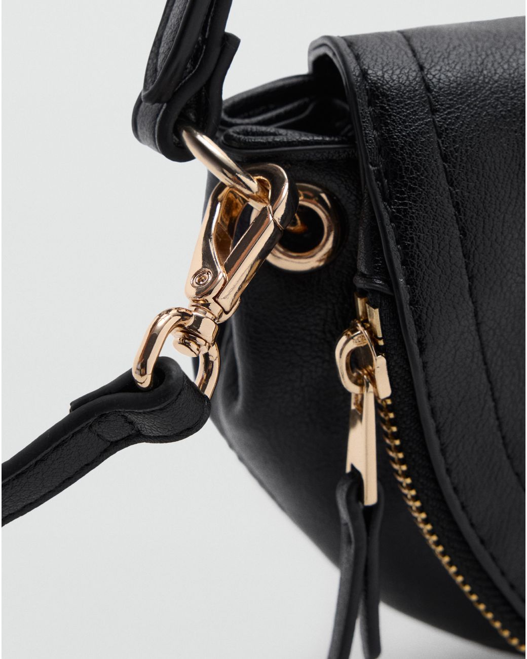 Mango Black Shoulder Bag Getaria