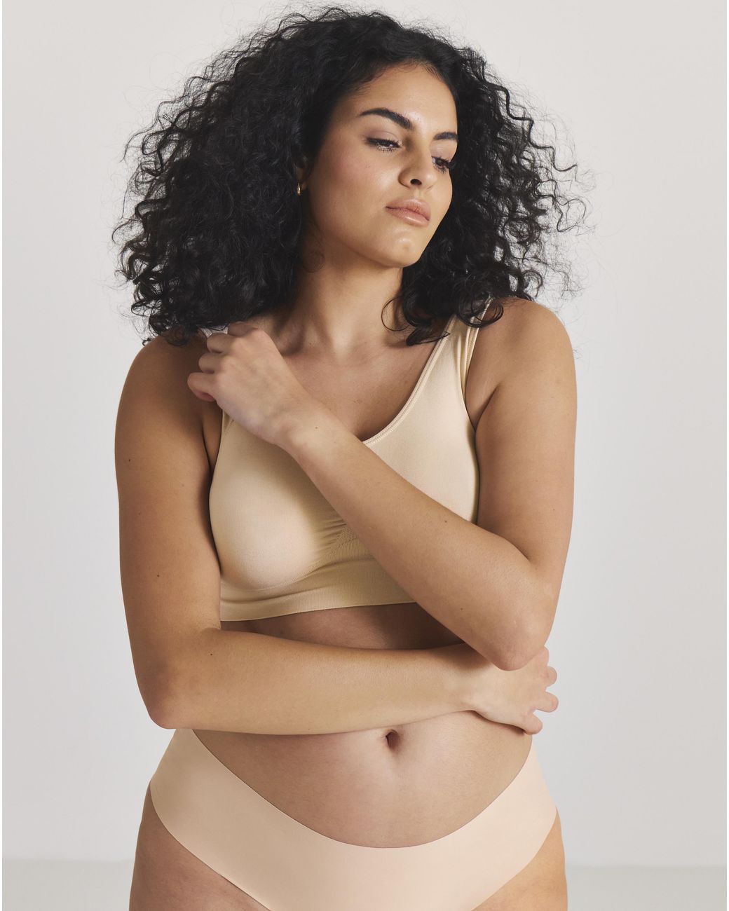 Pretty Secrets White 3 Pack Comfort Tops A-D