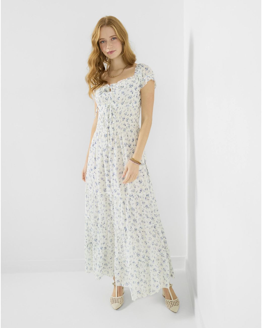 Joe Browns White Jb Joe's Favourite Floral Cotton Dress