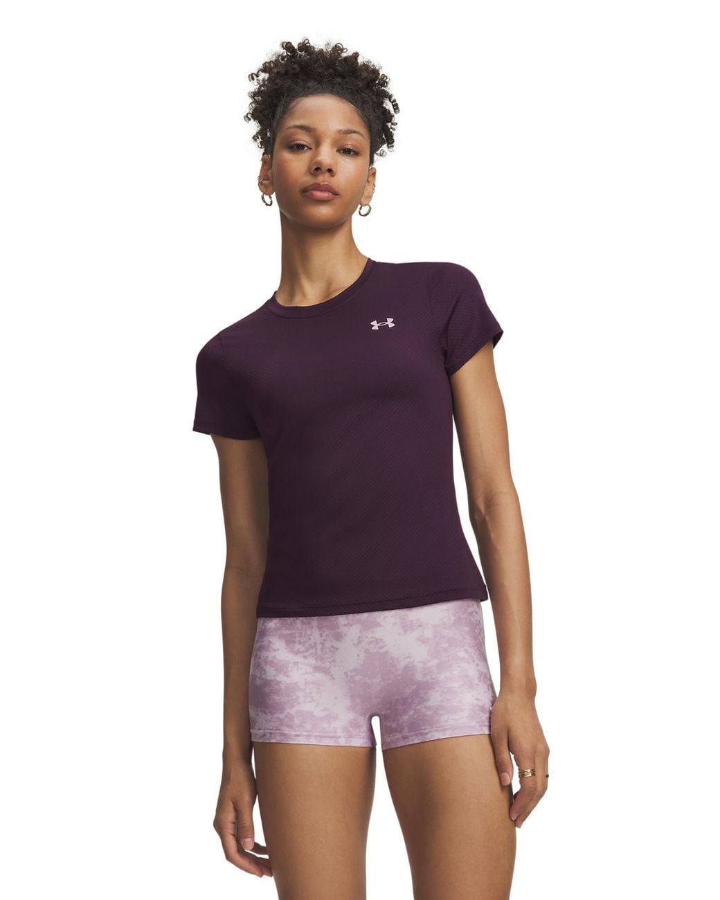 Under Armour Purple Tech Mesh Short Sleeve