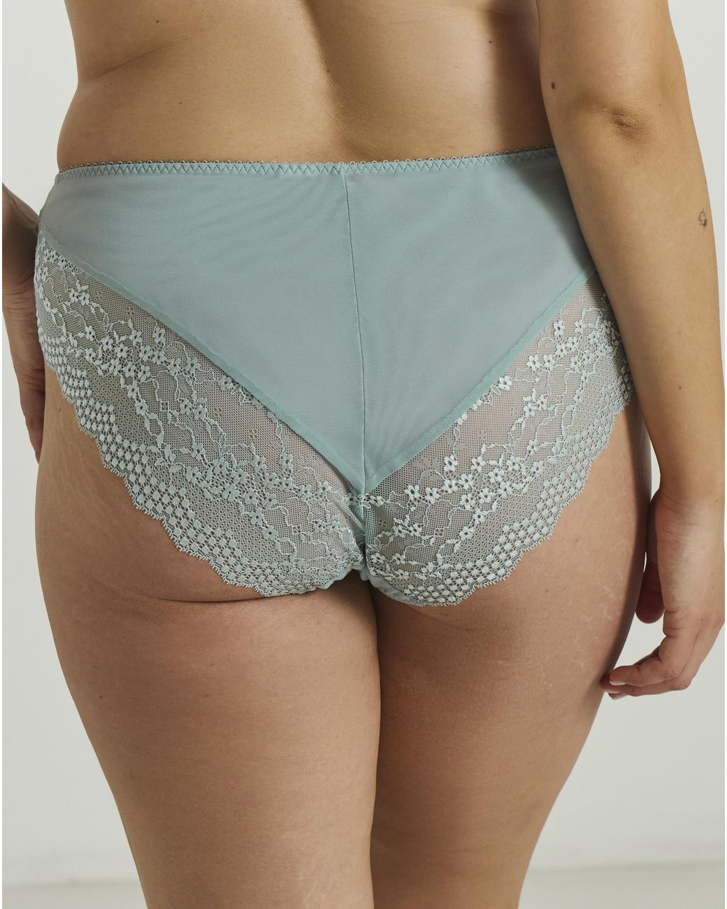 Elomi Blue Lucie High Leg Knicker