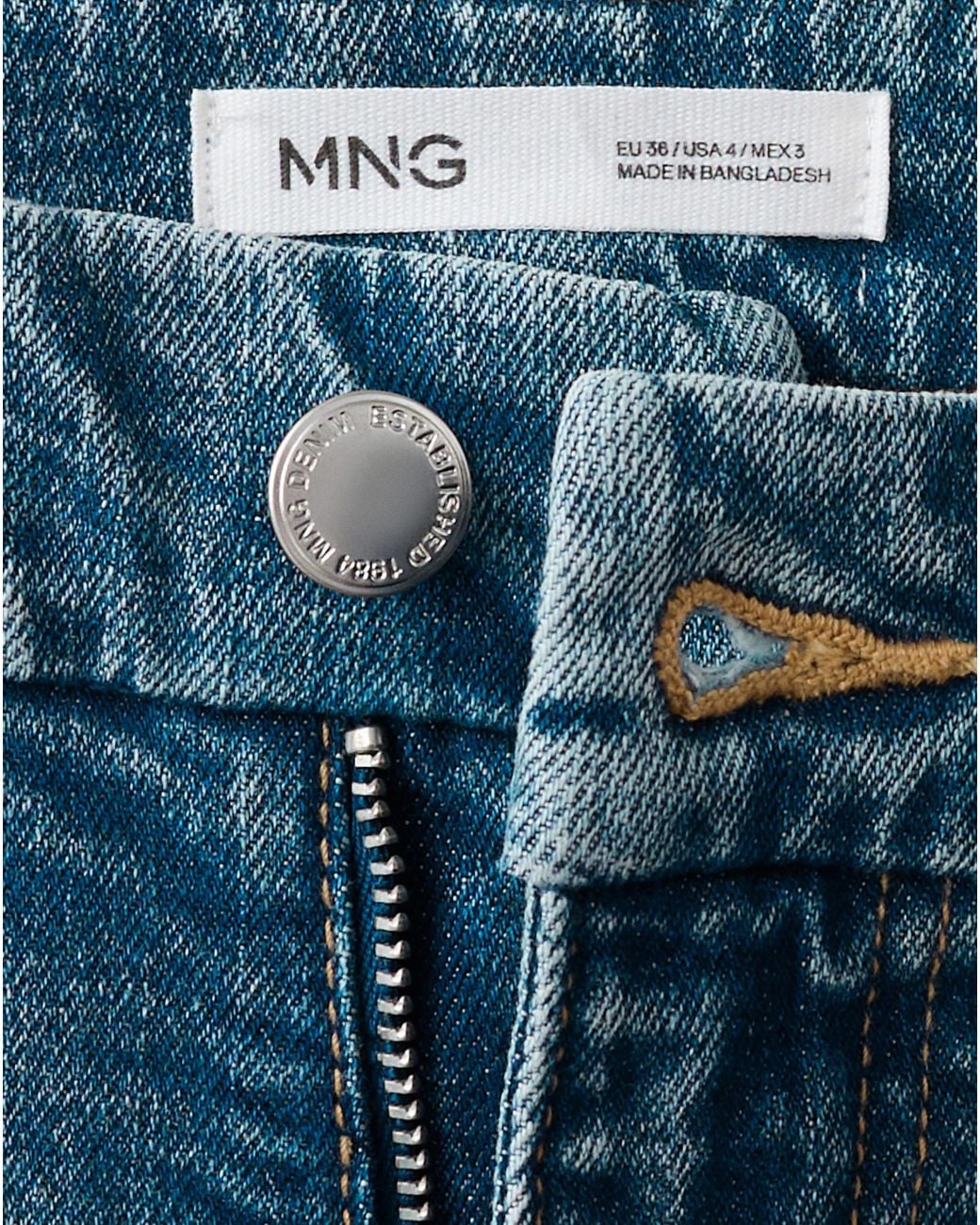 Mango Blue Violeta High Rise Flared Jean