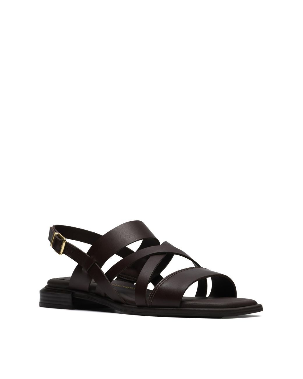 Clarks Black Ariany Leather Sandal D Fit