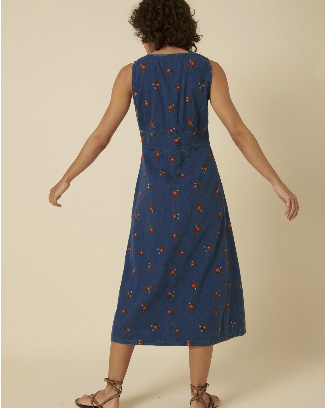Nobody's Child Blue Midi Dress